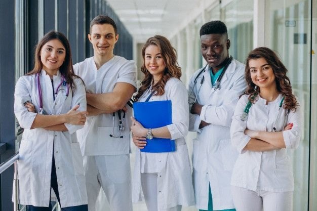 Medical students at Azerbaijan Medical University